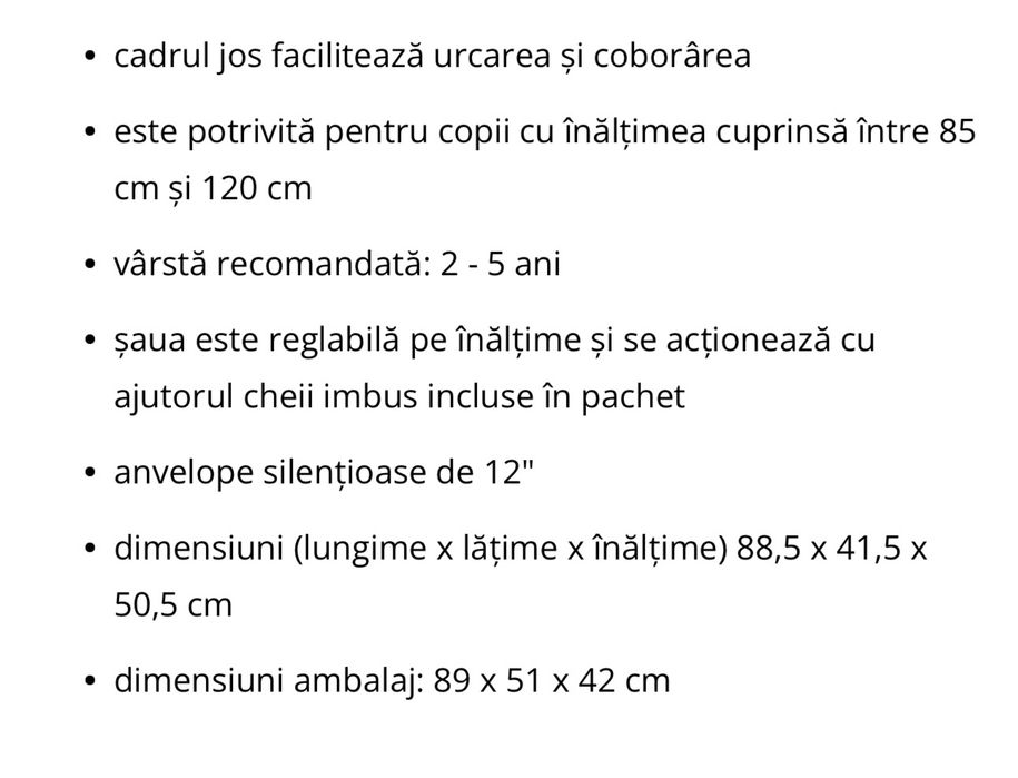 Bicicleta copii fara pedale BERG