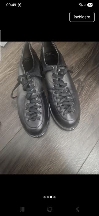 Pantofi cu talpa joasa piele