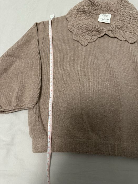 Pulover Zara cu guler si jeggings H&M, 98 cm, 2-3 ani - ca noi