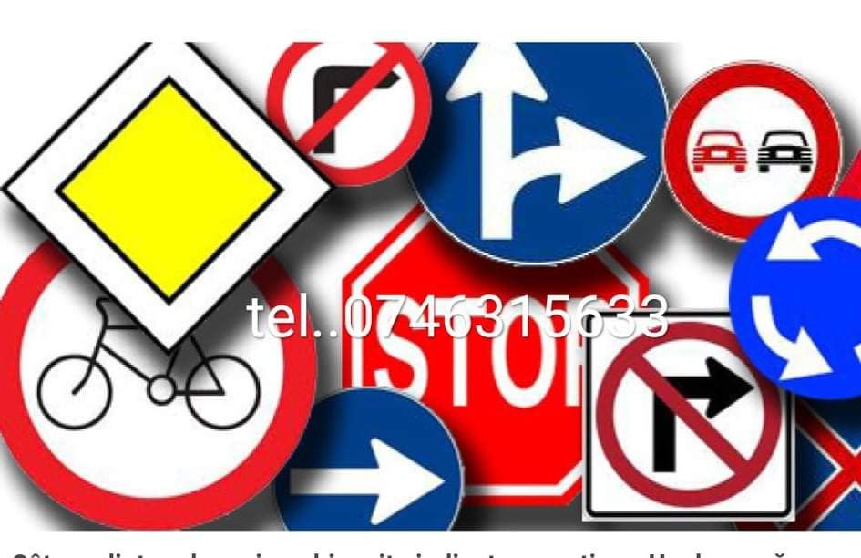 Indicatoare rutiere reflectorizante