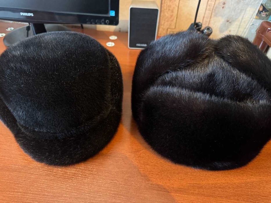 норковая шапка б/у