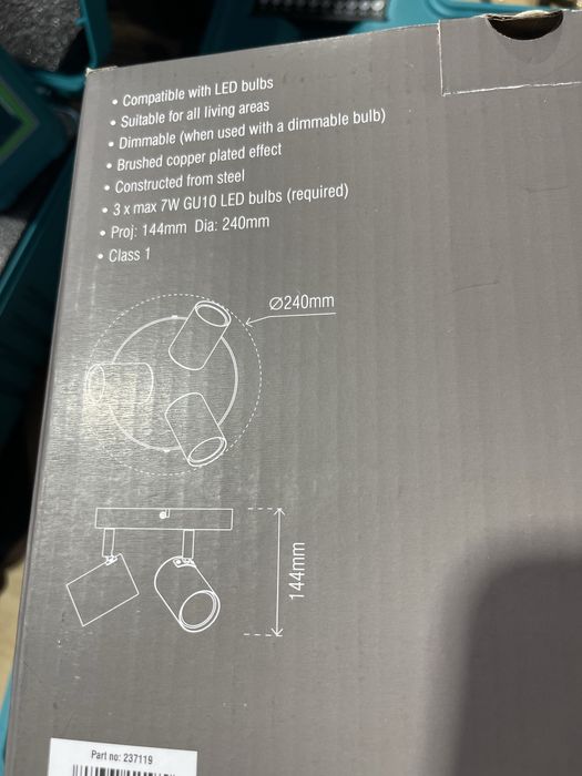 Saxby lighting corp iluminat culoare cupru