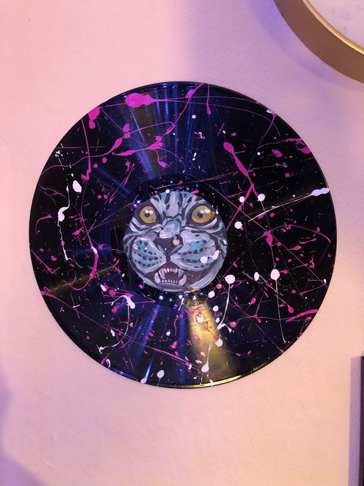 Ръчно рисувана грамофонна плоча