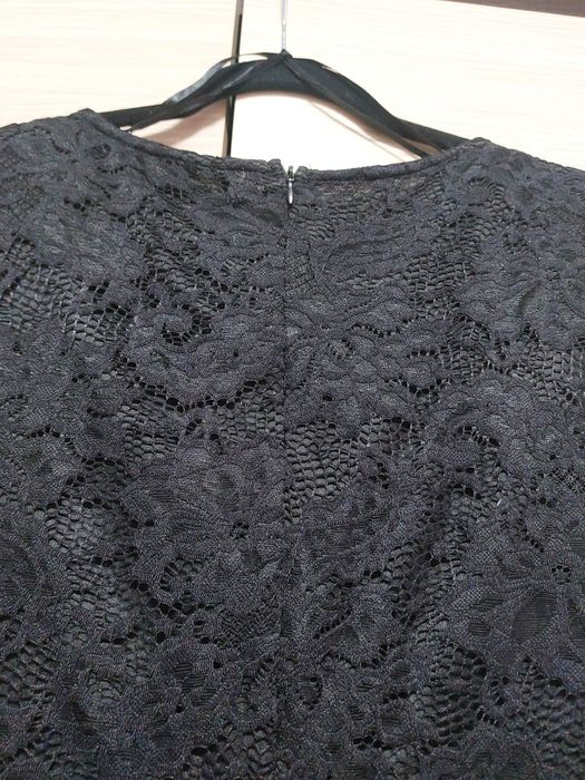 Nou Rochie neagra dantela pt ocazie, M  cu eticheta