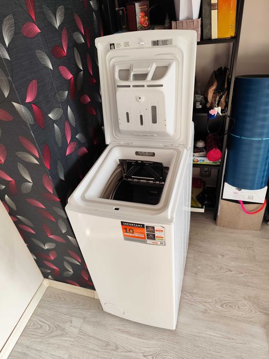 Пералня с горно зареждане WHIRLPOOL TDLR 6040S EU/N 6.0 kg, 1000 об/min