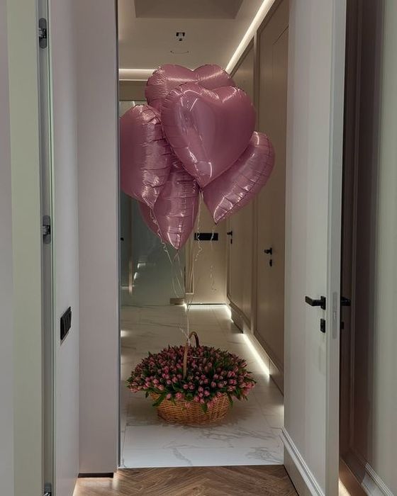 Шары сердце фольгированные