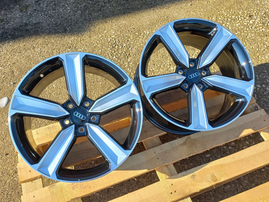 18. АУДИ 5Х112 БАБА ЯГА Deep Black Silver A3 A4 A5 A6 A7 A8 Q3 Q5 Ч.Но