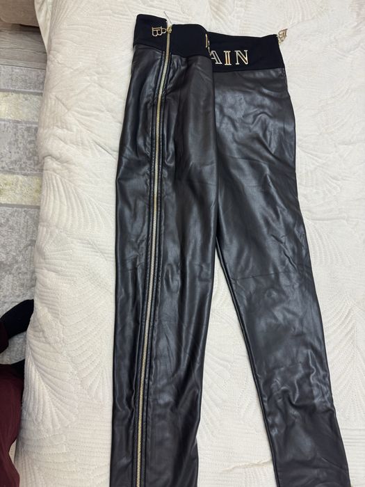 Кожанные штаны брюки 48-50