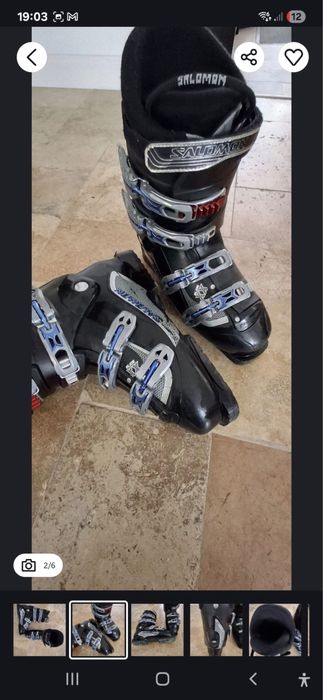 Vand Clapari SALOMON ELIOS XX , Sky/Walksystem, BLACK (