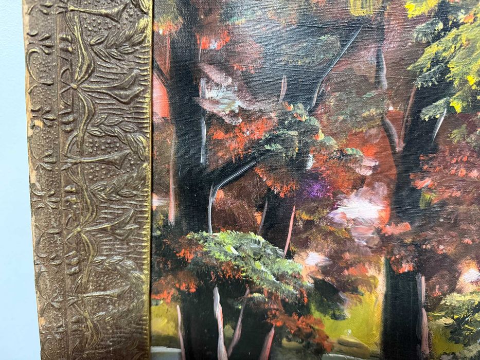 tablou vechi pictat pe panza in ulei pictura in ulei tablou vechi ulei