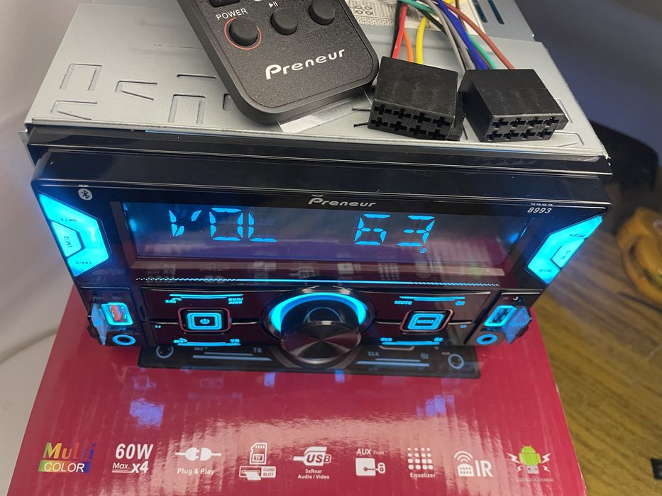 pioneer mafon kattasi yangi madel Blutus Usb aux radio