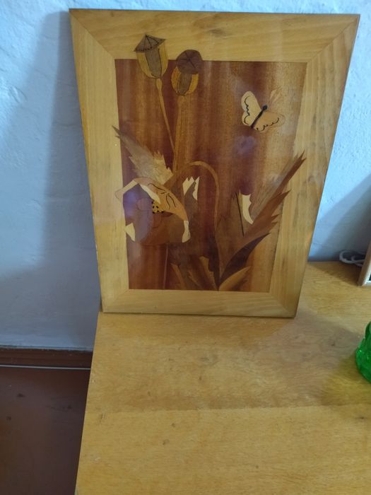 Картина по дереву