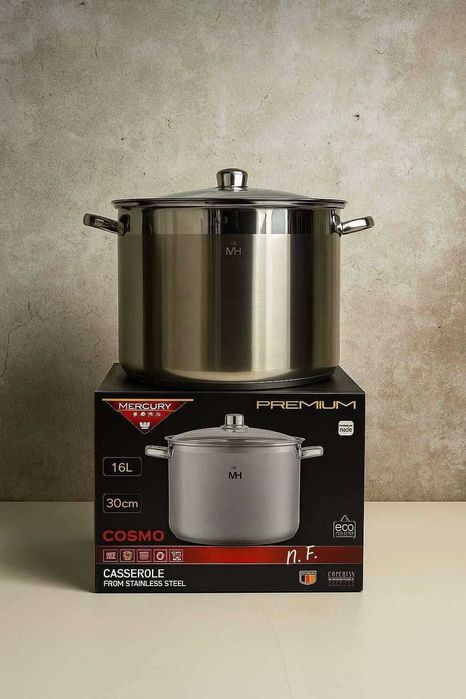 ТОП Премиум Тенджера от Неръждаема стомана MERCURY HAUS COSMO PREMIUM