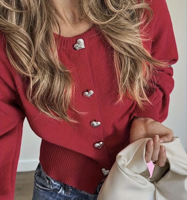 Cardigan rosu S nou