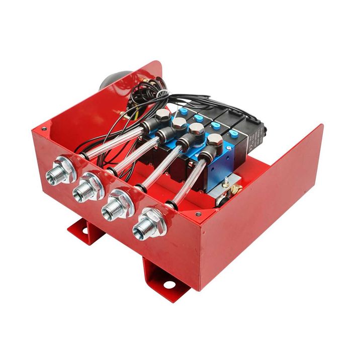 Caseta de electroventile pentru troliu 12V 2 inchis/2 deschis pentru tractor Taf