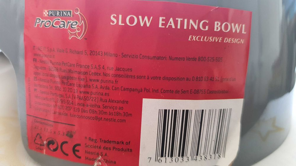 Bol cu alimentare lenta pentru caini Purina ProCare