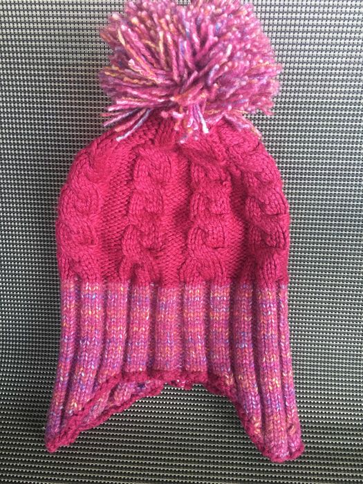 Fes/caciula iarna unisex, brand 'Columbia', roz inchis