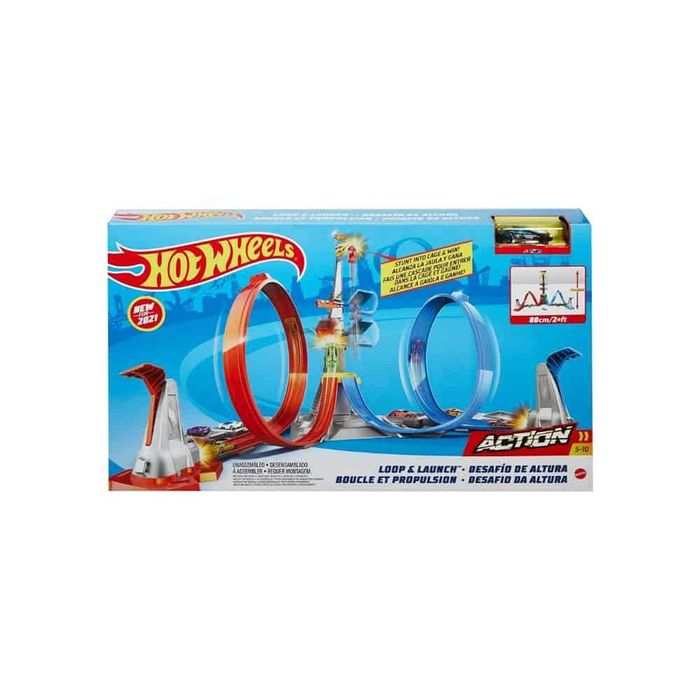 Hot Wheels Looping Action Launch Track Set лупинг писта