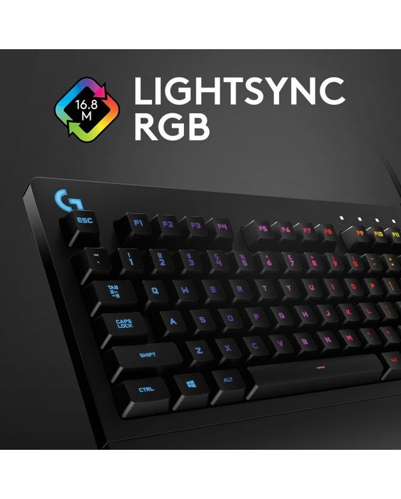 Гейминг клавиатура Logitech - G213 Prodigy, RGB, черна