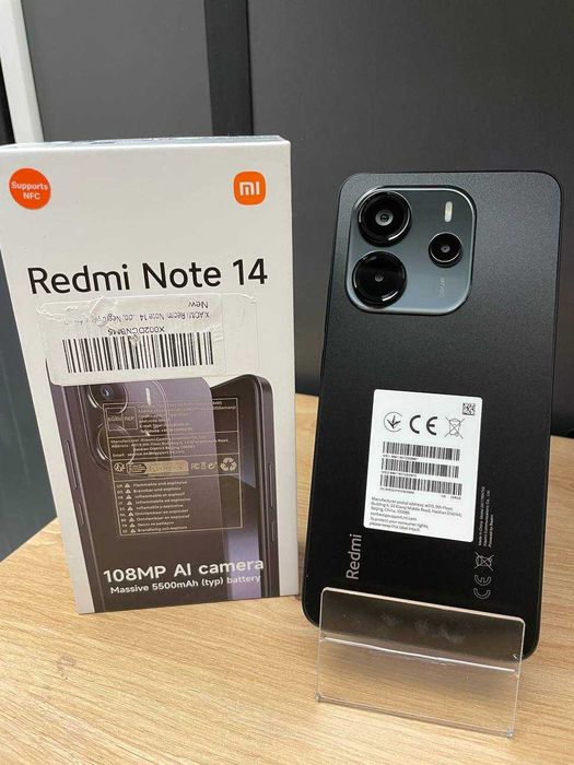 Telefon Xiaomi Redmi Note 14 256 GB Black - Cod 118555