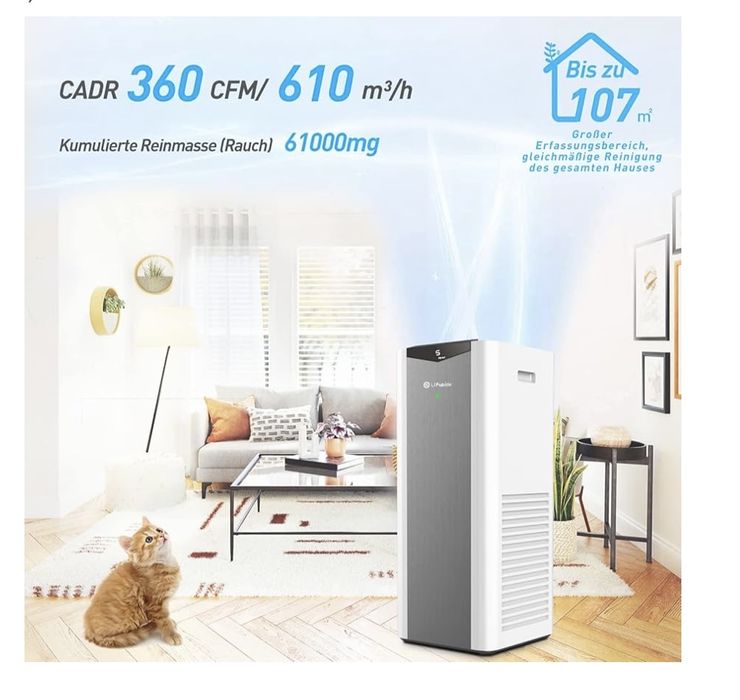 Purificatorul de aer Lifubdie cu filtru de aer H13 HEPA