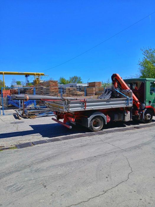 Транспортни услуги - Камион самосвал - тристранен с кран – гр. Варна