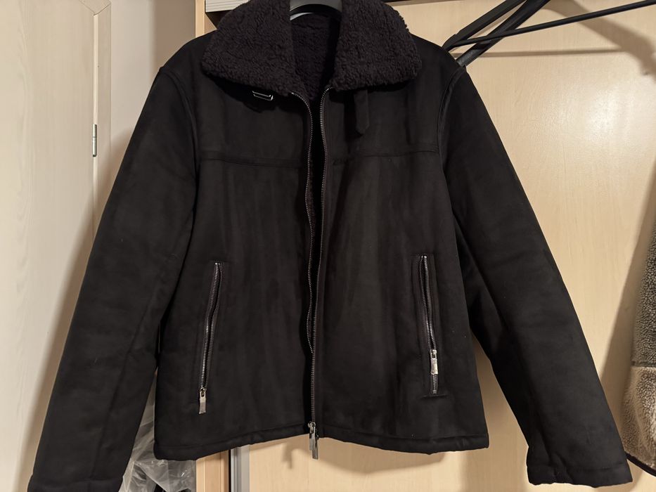 Geaca Cojoc imitatie piele intoarsa Armani