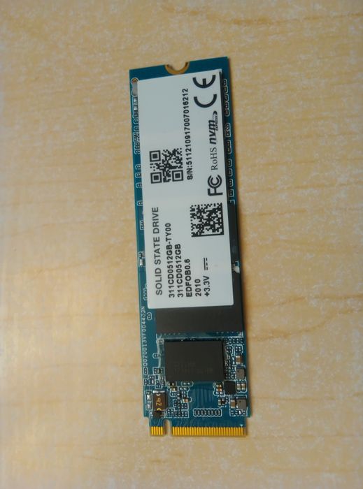 Ssd 512GB формата NVME