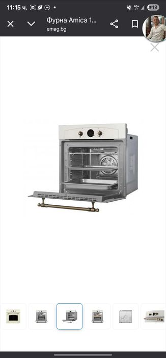 Ретро Фурна Amica за вграждане