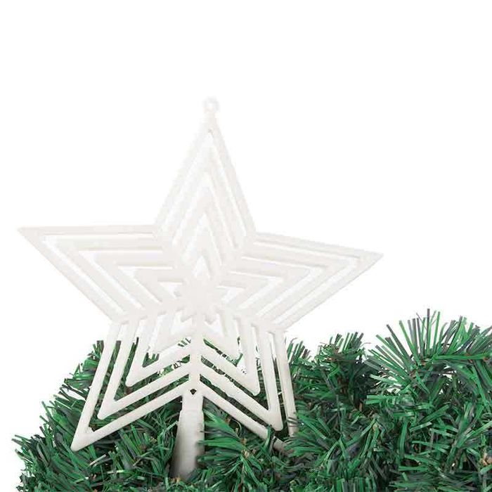 Коледна звезда за елха, бяла
