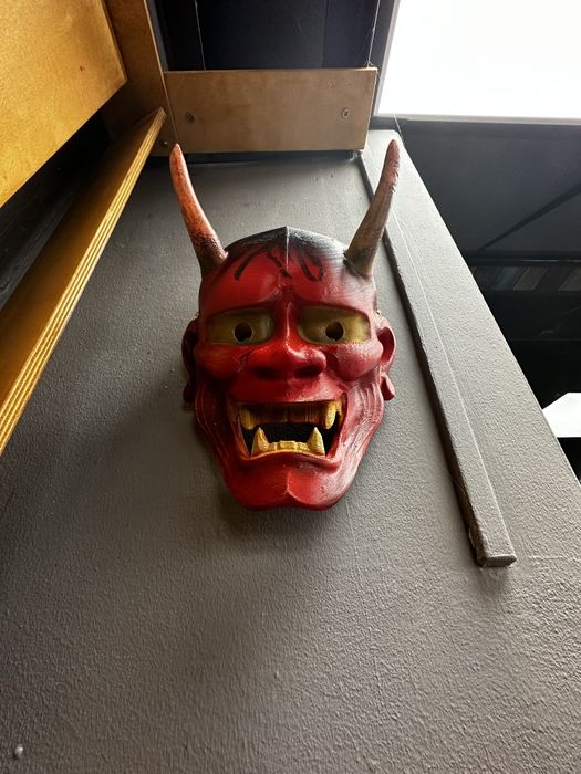 Традиционна японска маска Hannya демон Yokai Japanese mask Oni Samurai