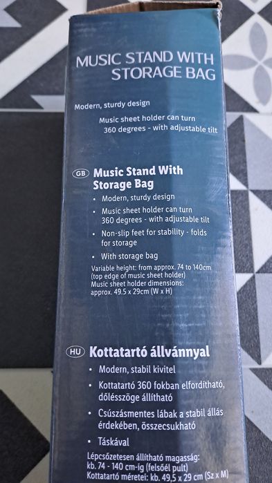 Стойка за ноти , книги , списания и други.