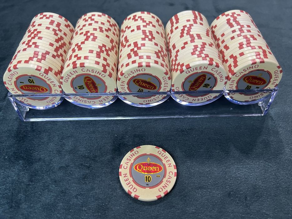 Casino Queen Poker Chips | Jetoane Poker Casino 39 mm CustomTables.eu 280,000 buc stoc urgent