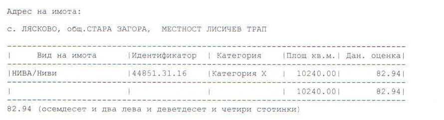 Продава се Земеделски имот в с. Лясково, Област Стара Загора -  кв.м за 960 €/дка - Снимка #4