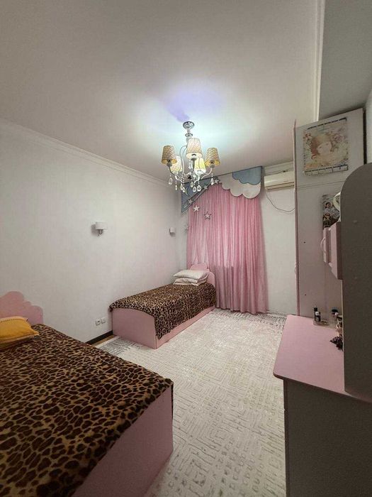 4-комнатная 107 м² с мебелью и техникой. ЖК Замок Счастья, Юнусабад 17