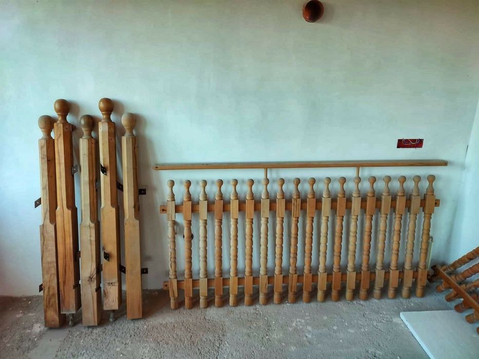 Vand Balustrada lemn