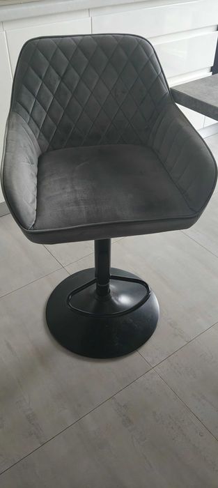 Scaun reglabil bar bucatarie tapitat