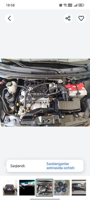 Spark sotiladi qora 1.25mtr