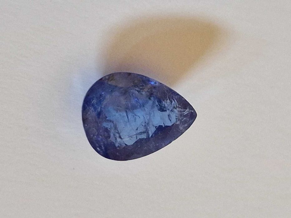 Сертифициран естествен Танзанит-3.40 карата
