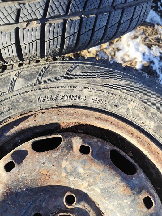 Roti pe 14" cu cauciucuri Barum de iarna bune