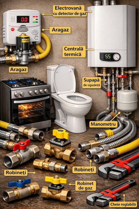 Instalator Urgențe | Centrale Termice | Montaj  De Gaze