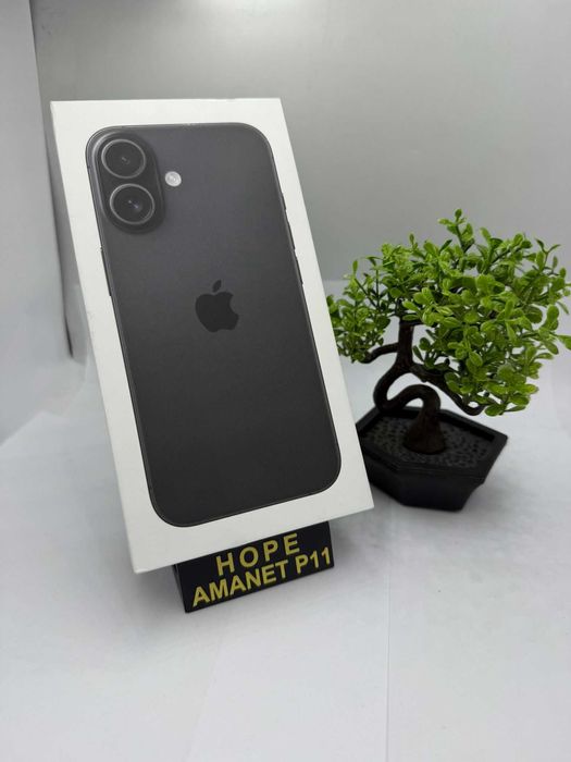 Hope Amanet P11-IPHONE 16 BLACK/128GB/100%bat/190cic/Garantie