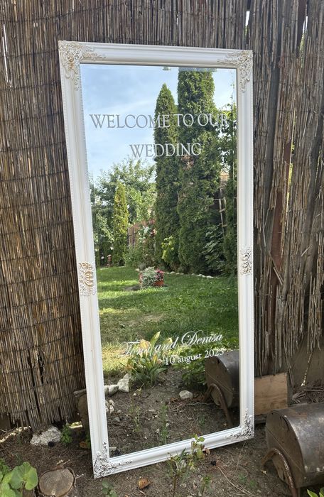 Oglindă Personalizată Evenimente - Welcome Sign