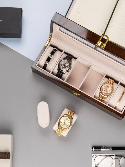 Шкатулка для часов и украшений дерево