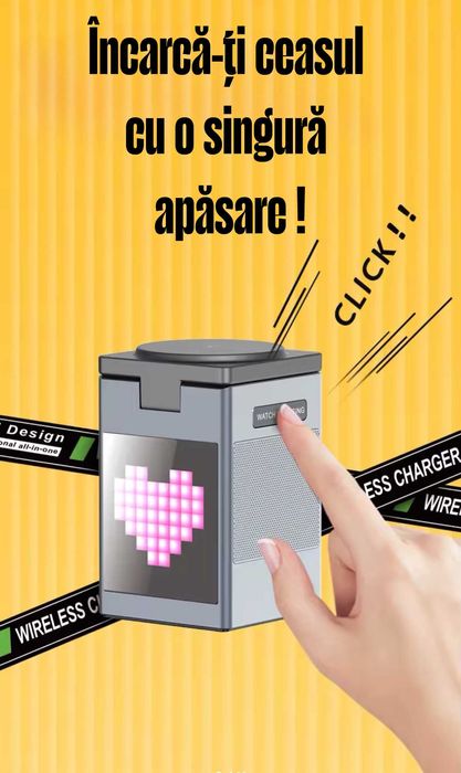 Încărcător Wireless 6 în 1 – Stație de încărcare 6in1 | GAMYS