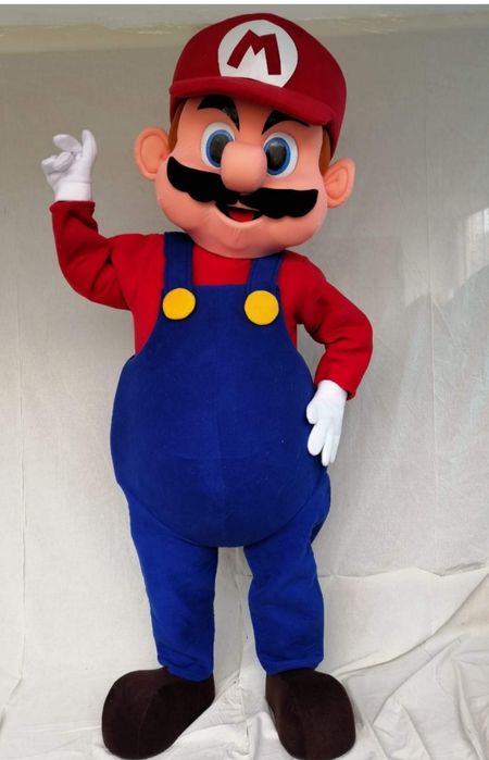 Costume Cosplay Mascote de Super Mario delux din jocul de Nintendo