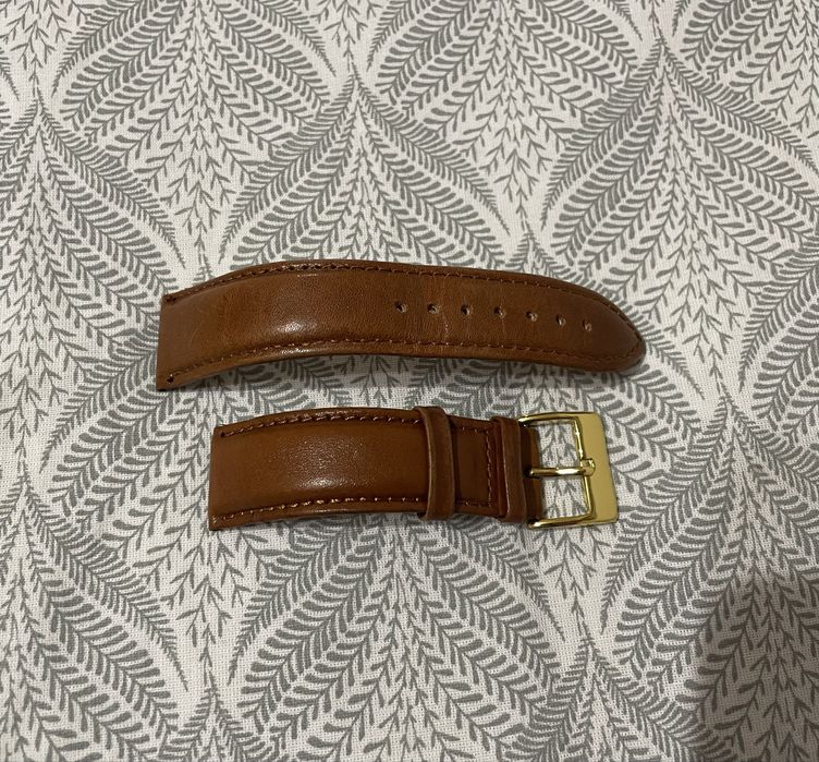 Curea piele maro ceas