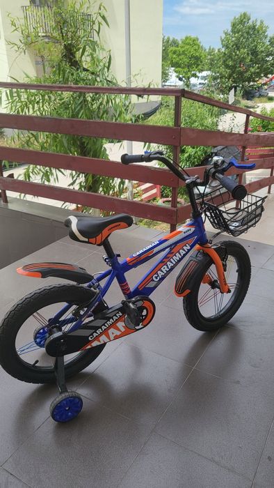 Bicicletă copii 16" Caraiman, stare foarte bună, cu roți ajutătoare