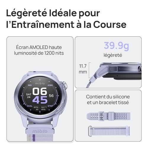 Смарт часовник Mibro GS Active2 AMOLED GPS 1.32