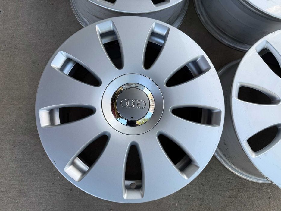 4 бр. оригинални алуминиеви джанти AUDI 16" 5x112 ф57.1, ET42, 7J.